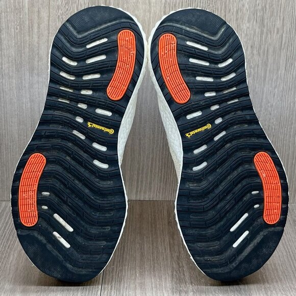 Adidas Shoes Mens 7.5 Alphaboost Ecru Tint 'Glow Orange' Running Sneakers G28565 - Picture 11 of 12